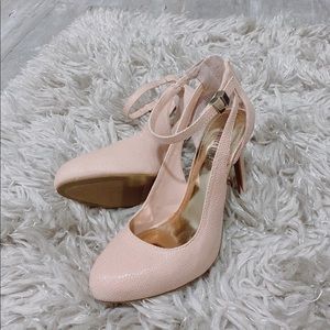 blush pink heels